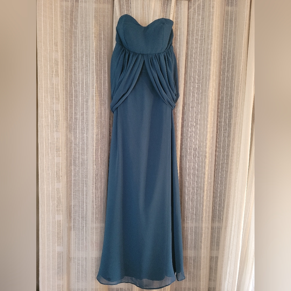 Azazie Fifi Bridesmaid's Dress - Ink Blue
